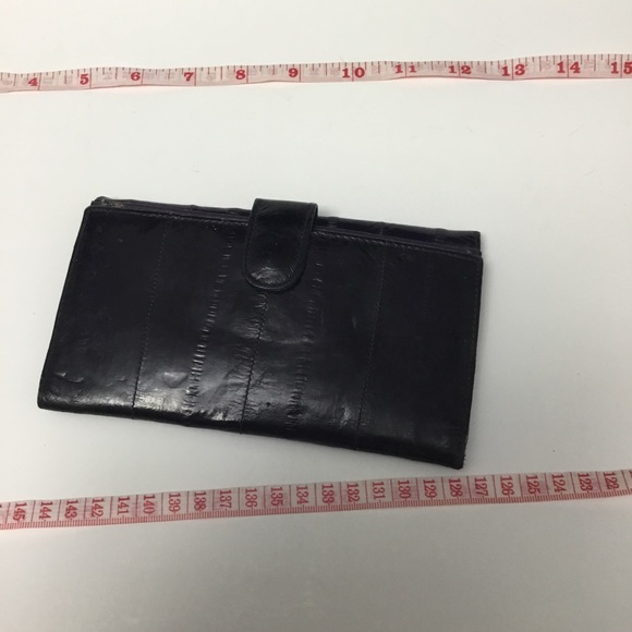 Vintage Mundi Genuine Eelskin Wallet - Picture 3 of 11